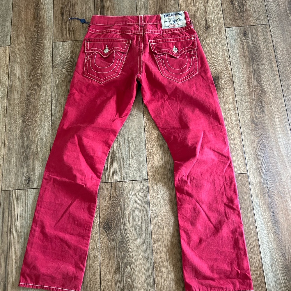 True religion straight pants, size 32w feel more like a 33-34w